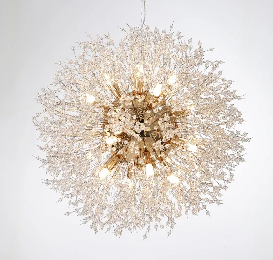 brilliant lighting sputnik starburst chandelier with k9 crystal for home