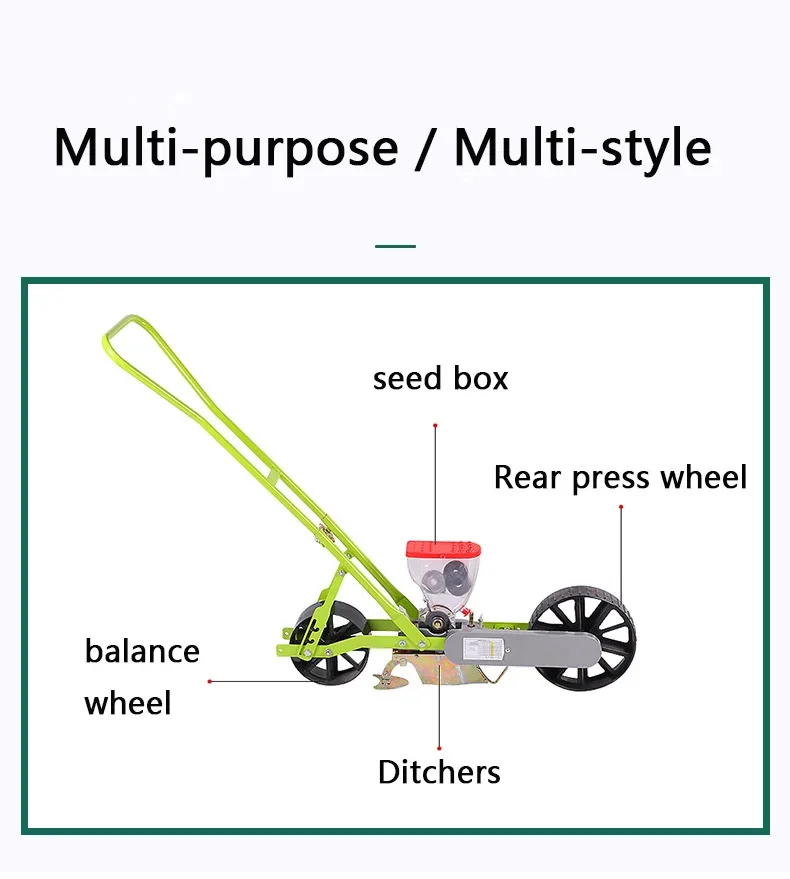 Vegetable Manual Seeder Carrot Seeder for Vegetable Small Coriander Cabbage Spinach Economical Hand Planter