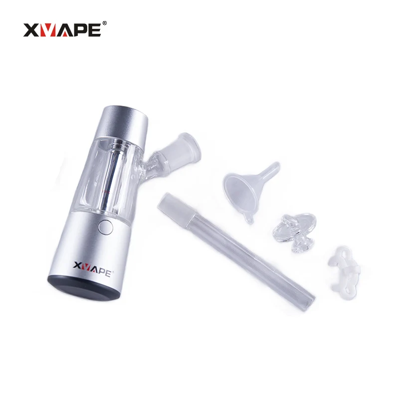 Fast heating with glass bubbler mouthpiece/3 different temperature settings/ easy to clean and portable vaporizer factory XVAPE