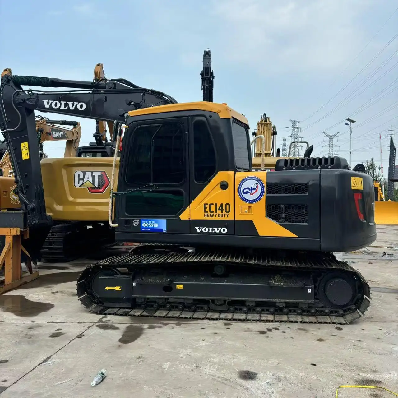 Экскаватор VOLVO EC140 большой Корея на складе по низкой цене