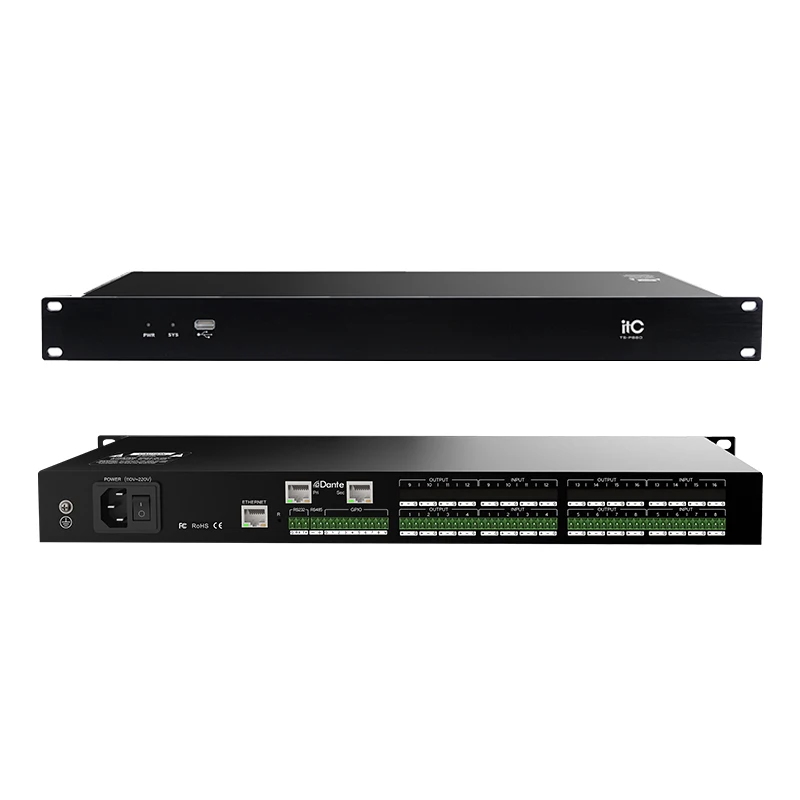 Professional 8 Channels Digital Audio Matrix Processor For Sound System