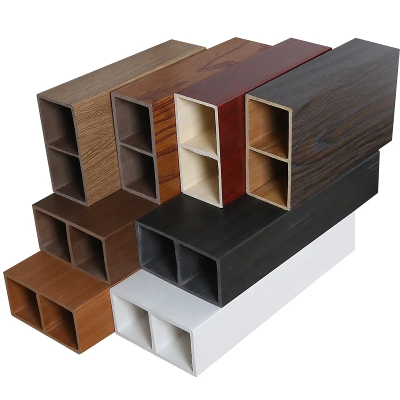 High Quality Hollow Square Wpc Outdoor Timber Tubes