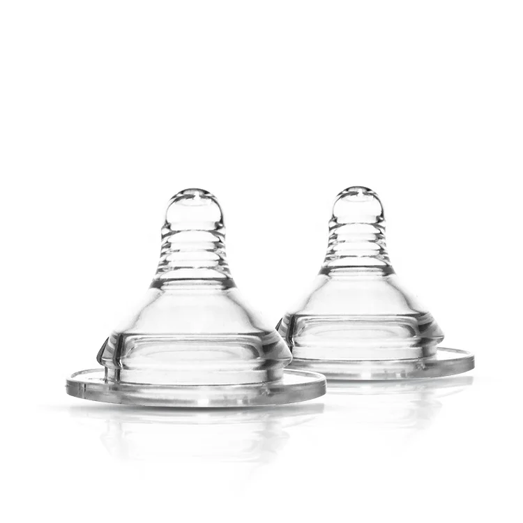 Baby Bottle Silicone Nipple Wide Neck LSR Nipple