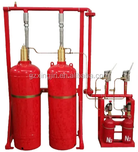 4.2Mpa system Hfc-227ea Pipe Network Type automatic fm200 fire extinguishing system