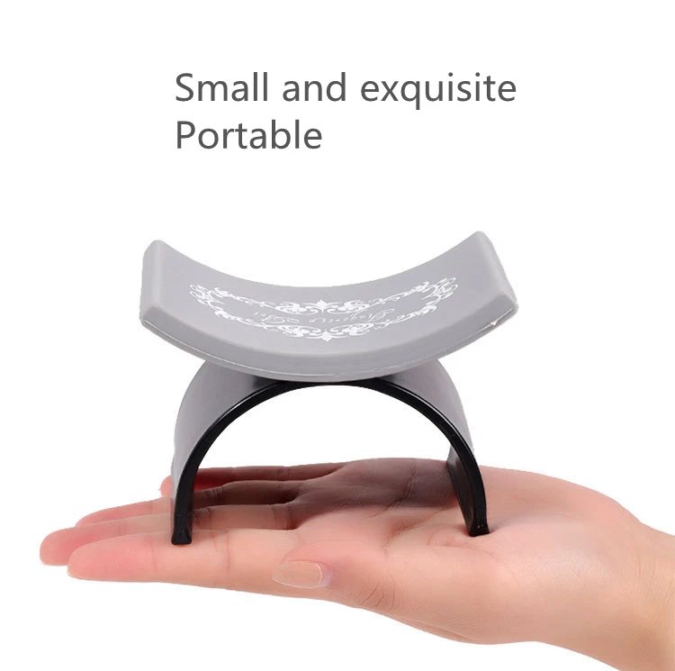 Nail U Shaped Silicone Hand Pillow Portable Removable Arm Rest Soft Holder Cushion Manicure Tools Washable Wrist Mat