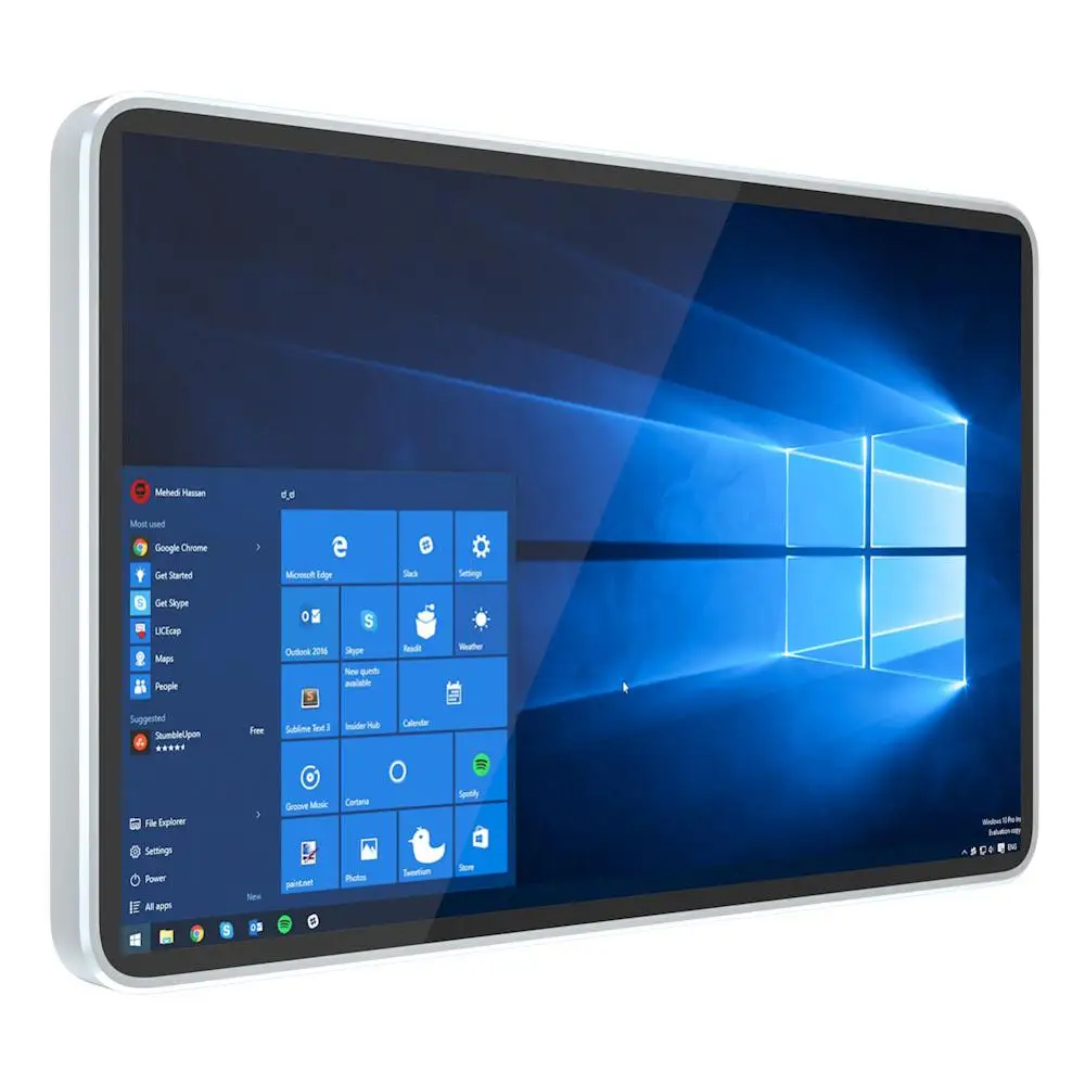 advertising display screen 1080P High Resolution interactive wall mounting advertising led display wall mount tablet lcd monitor