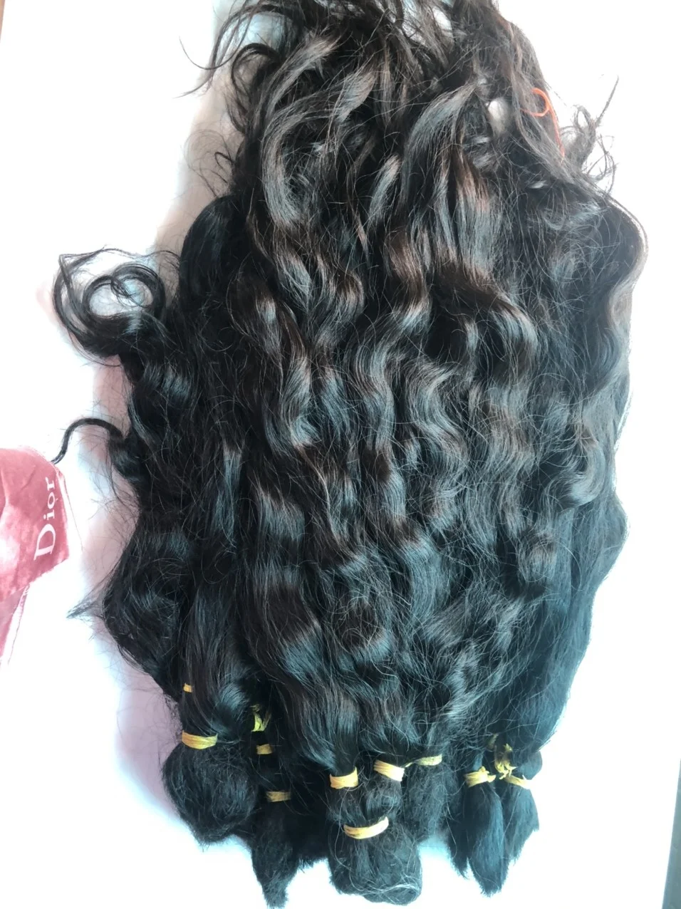 Натуральные волосы для наращивания натуральные волнистые 100% необработанные не спутываются выпадают из Вьетнама 2021