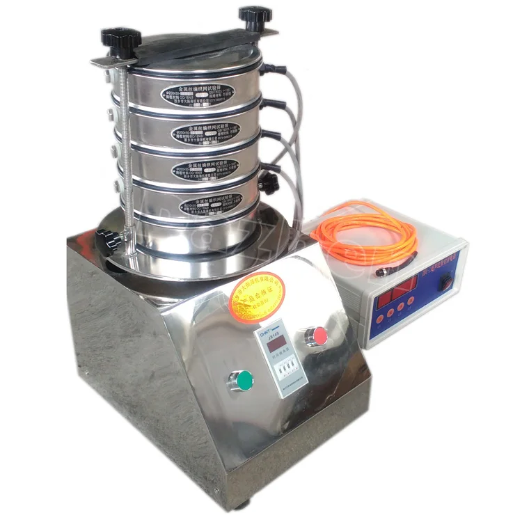 20-75 Micron 635-200 Mesh Test Sieve Shaker with Ultrasonic Mesh Cleaning System for Fine Powder