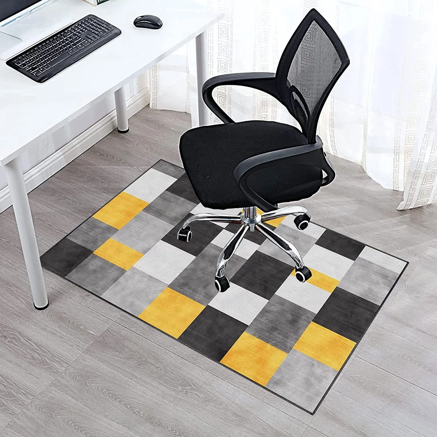 Anti-Slip Floor Protector Easy to Clean Computer Gaming Chair Mat for Hard Floors