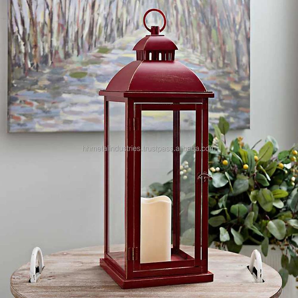 Декоративный Металлический Фонарь в виде свечи для подвешивания и сада на Рождество свадьбу