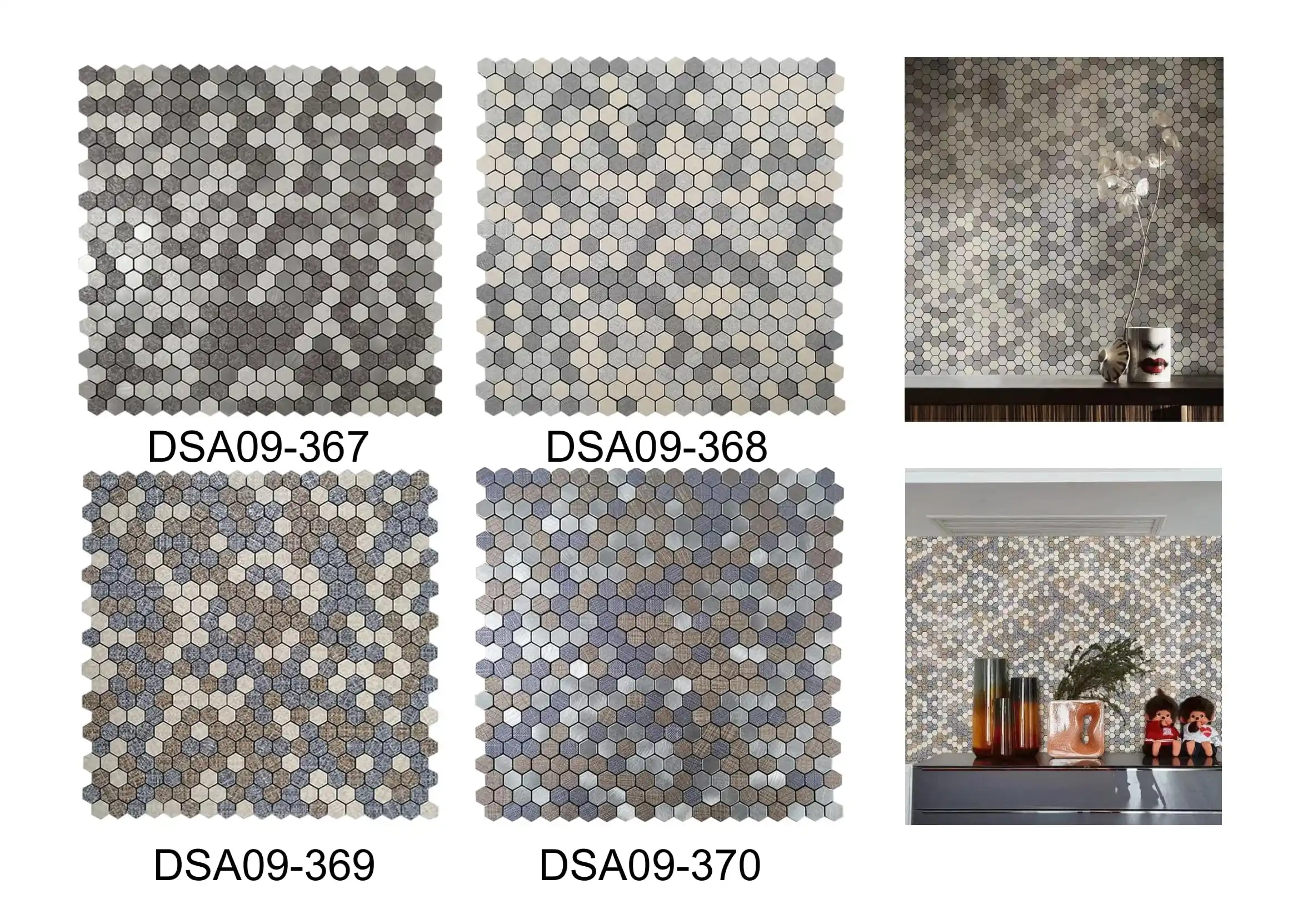Self-adhesive Mosaic Background Decoration Convenient and Quick Decoration Classic Popular  Design Bedroom Music Atmosphere