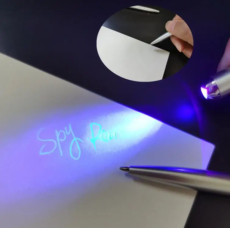 Популярная шпионская игра UV Pen студенты используют тайно маркировать канцелярские игрушки с ультрафиолетовым светом невидимая шариковая ручка