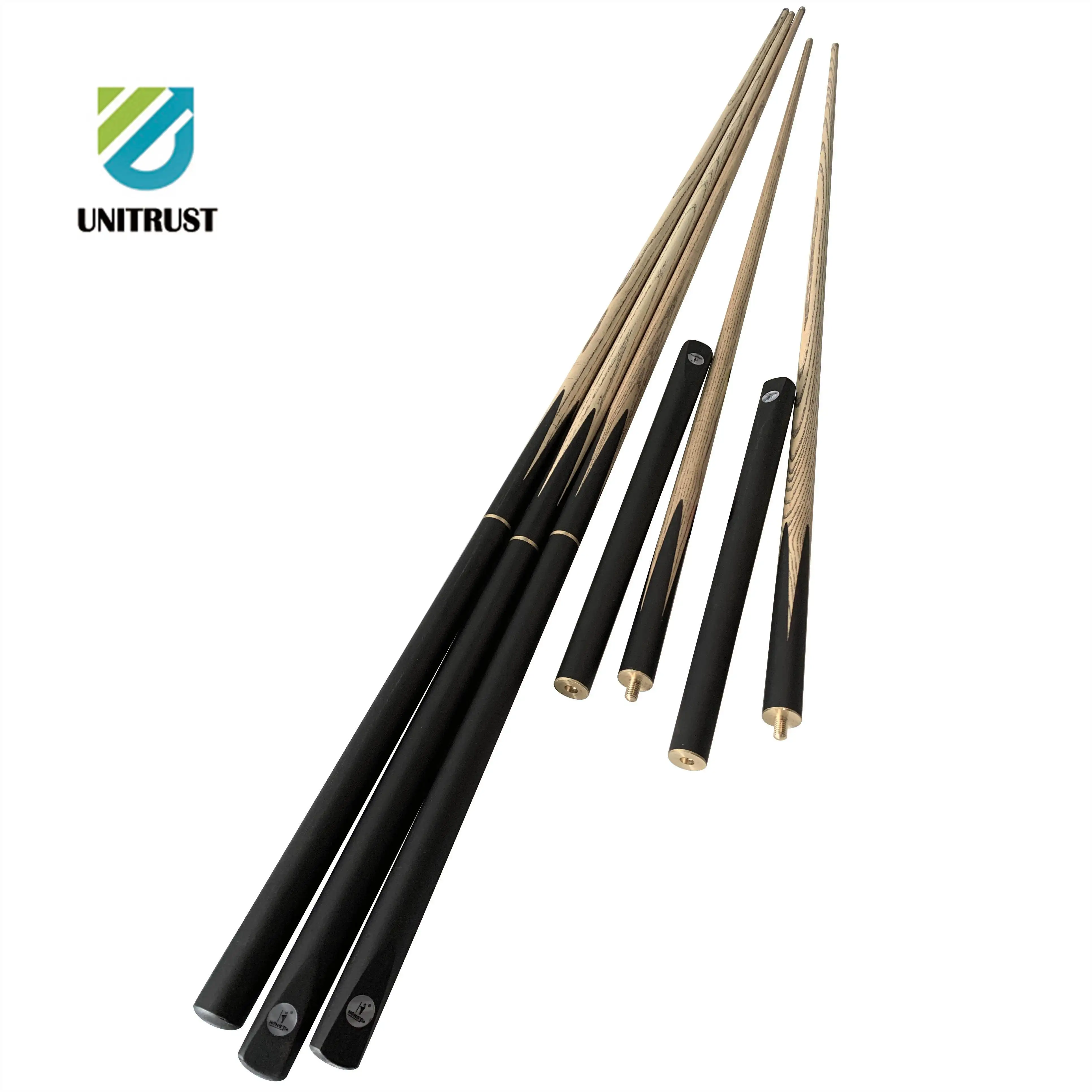 SC4001 Factory Custom Logo Carbon Billiard Snooker Cue 3/4 Jointed Woods Snooker Cue Stick