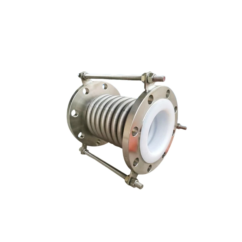 Ptfe Lined High Temperature Steam Pipe Joints Metal Bellows Expansion Joints