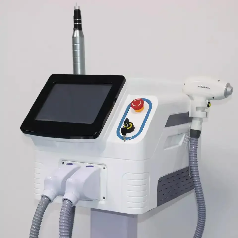Portable new Q-switched ND yag laser for carbon stripping, tattoo removal and all spots