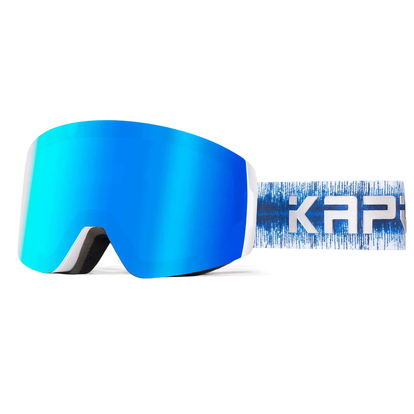 Outdoor Ski Goggles With High Quality Colorful Lenses TR/TPU Framework Light  Weight With Colorful Woven Belt Anti-flog Lenses