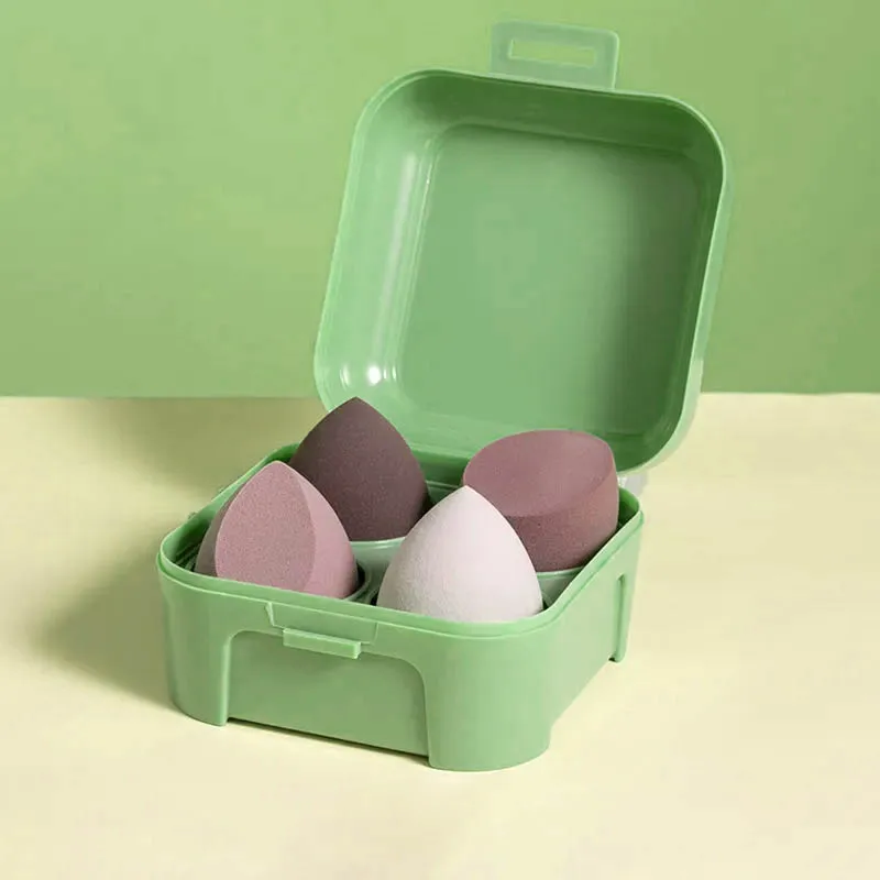 wholesale makeup sponge triangle white makeup remover sponge custom logo Non latex Beauty Sponge