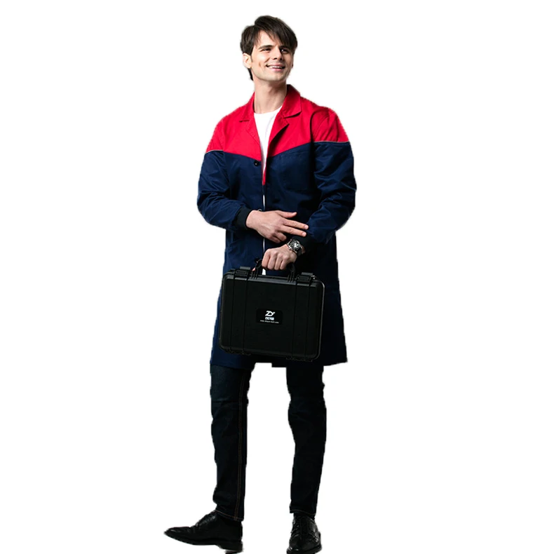 Food Indutry Worker Uniform Work Safety Lab Coat 100 Cotton Shop Coat