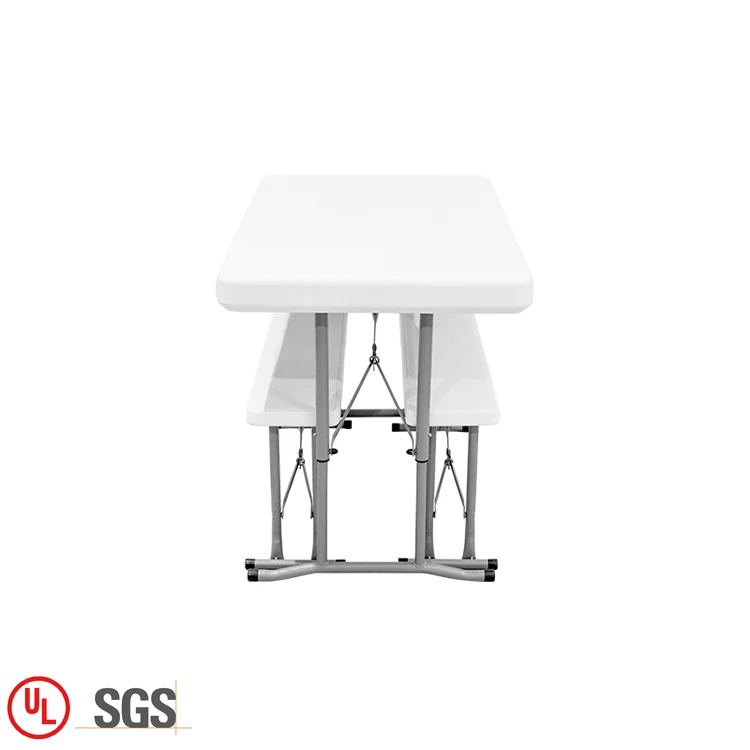 Wholesale outdoor garden picnic 3 kits beer portable folding table with benches for events