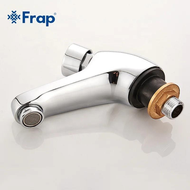 Frap Brass basin faucet Time Delay Several seconds 2 Metered Public Toilet Touch Press Auto Self Closing Water Saving Taps F520