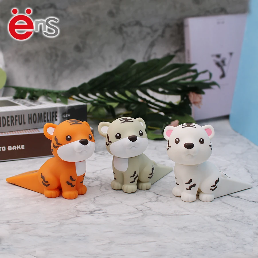 Cute Tiger Door Stop For Home Decoration Plastic Door Stopper