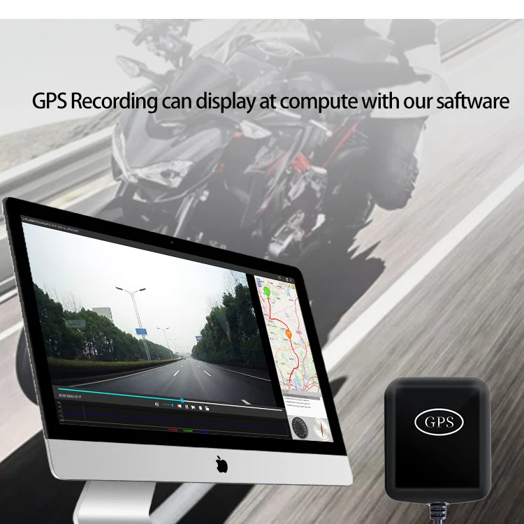 Motorcycle DVR 1080P WiFi Full Body Waterproof Dash Cam FHD Front Rear View Motorcycle High Performance Camera GPS Recorder Box