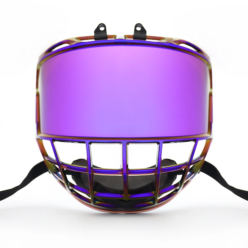 OEM/ODM Supported Factory Ice Hockey Protective Gear Anti-Fog & Anti-Scratch Visor on Both Sides for Players