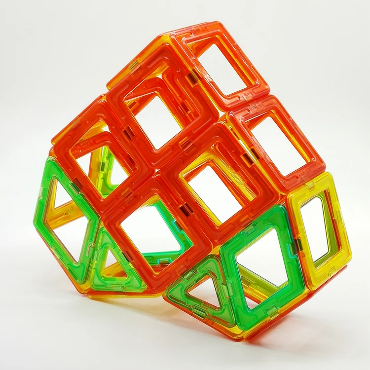 China manufacture magnetic constructor block puzzle plastic kids toys