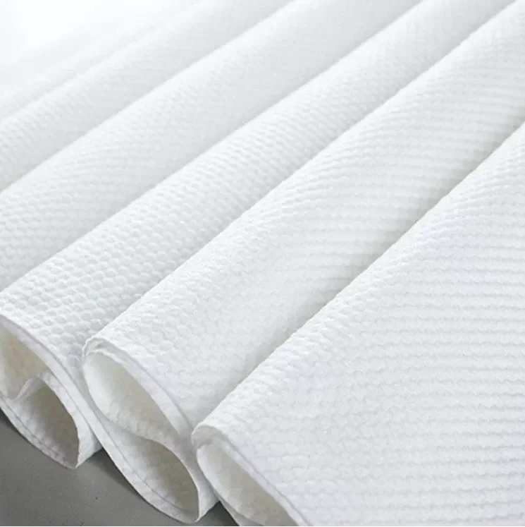 40G Lint Free Anti bacterial Non-woven Fabric Wet Tissues Raw Material /Plain Dot Spunlace Nonwoven Fabric Roll For Wet Wipes
