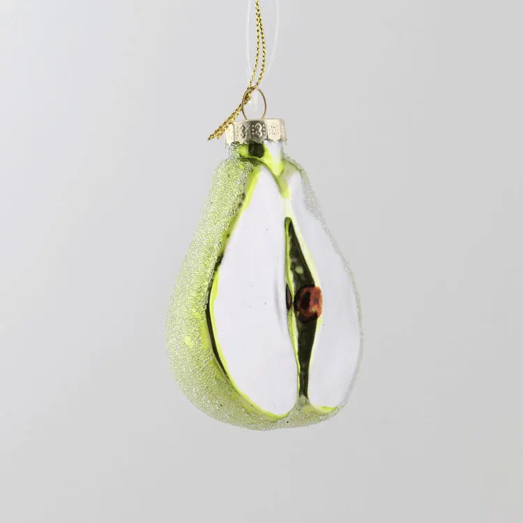 new arrivals Wholesale Grape hand blown glass baubles Christmas ornament 3D hanging decoration