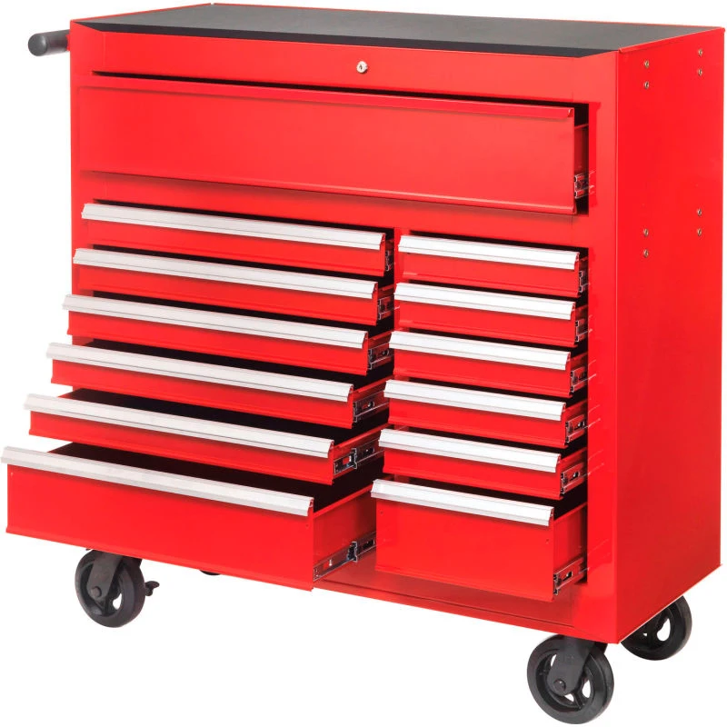 Metal High quality tool trolley workshop 13 drawers tool cabinet tool box