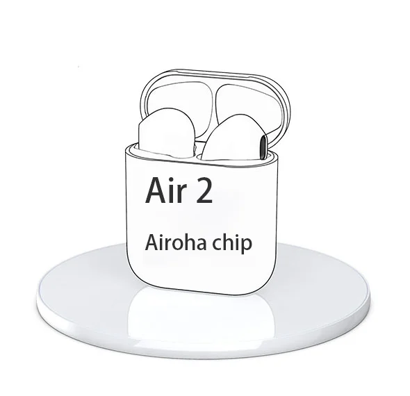 i12 i500 Tws earphones Wireless GEN 2 earphones airoha 1536 chip air 2 earphones