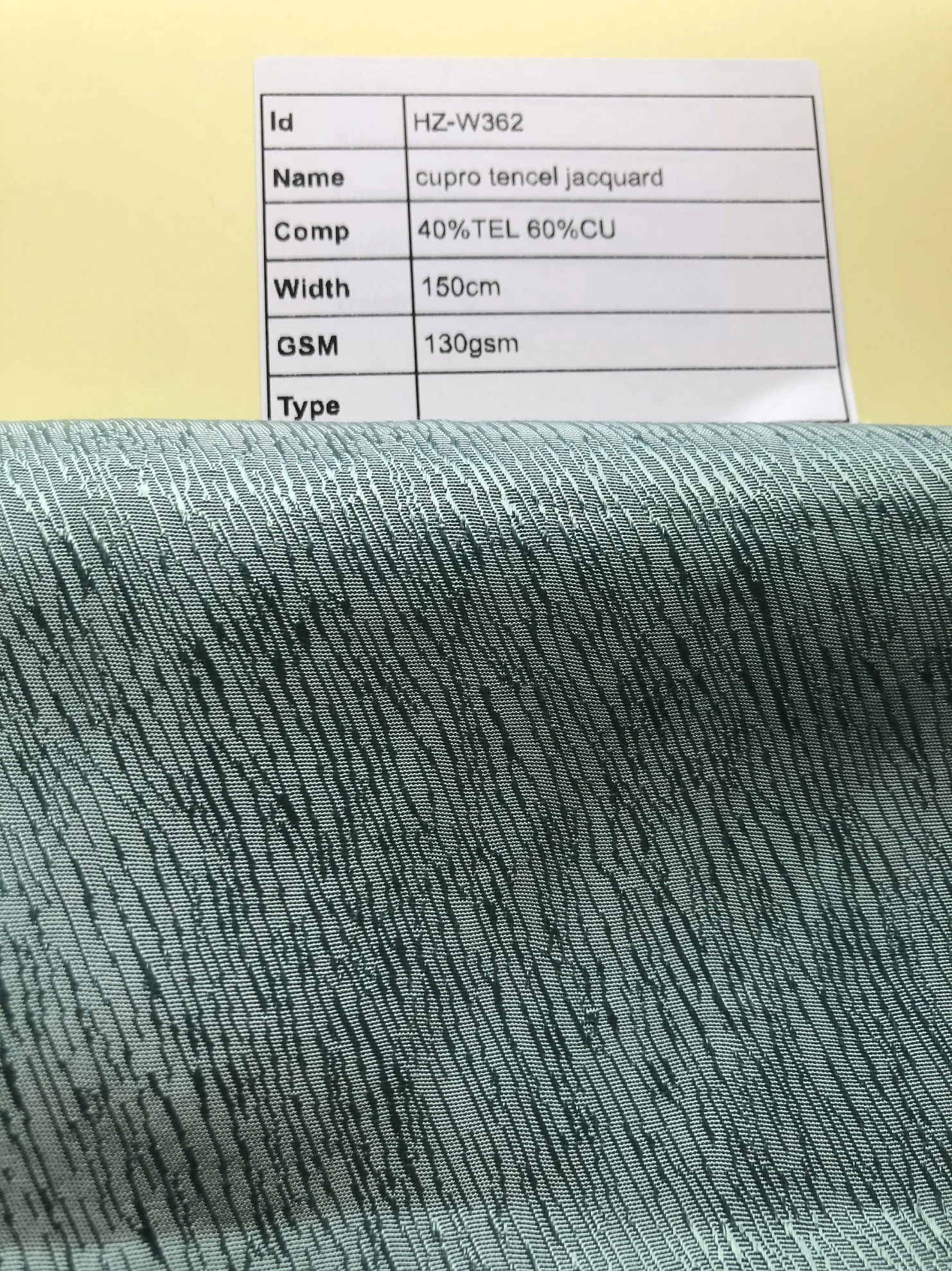 cupro silk fabric jacquard for dress