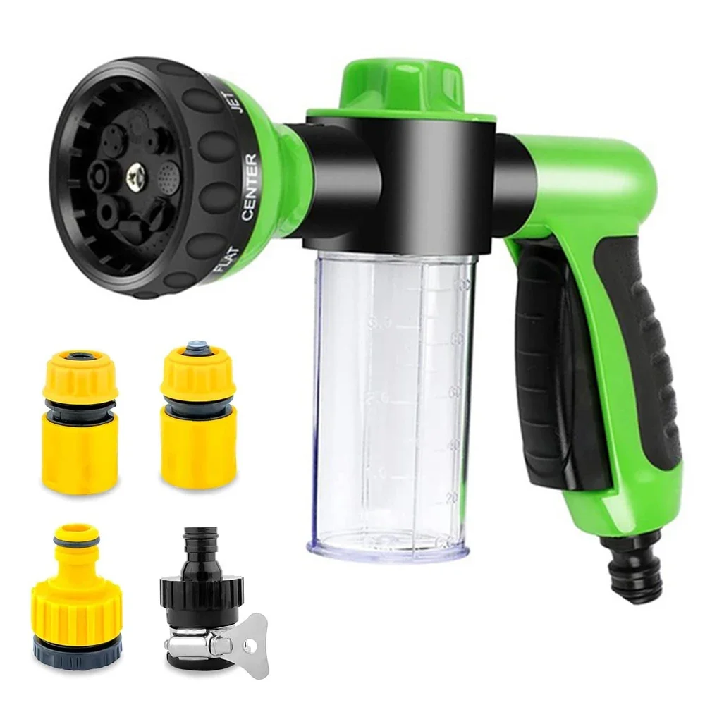 8 spray mode high pressure car wash water gun foam loaded high pressure water gun car wash supplies home car washer