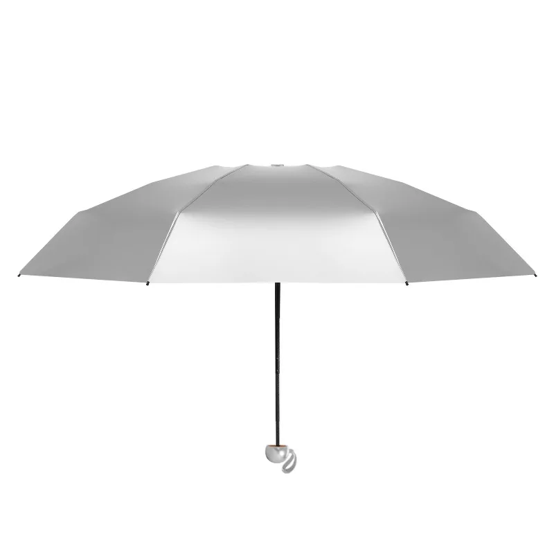 DD2659 Compact 5 Fold Umbrella For Rain Windproof Portable Sun Blocking UV Protection Ultra Light Weight Travel Umbrella