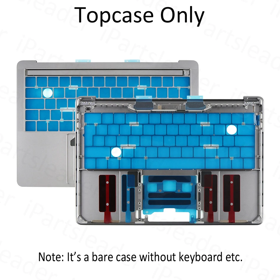 Оригинальный чехол A1707 Topcase с клавиатурой, серый, серебристый для Macbook Pro 15 дюймов, сенсорная панель Retina US UK, английская EMC 3072 EMC 3162