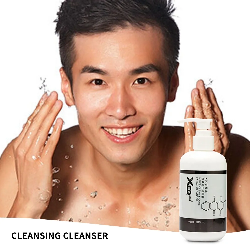 Custom Oem Private Label Activated Brightening Whitening Exfoliating Facial Cleansing Men Item Face Feature Form Cleaner Skin
