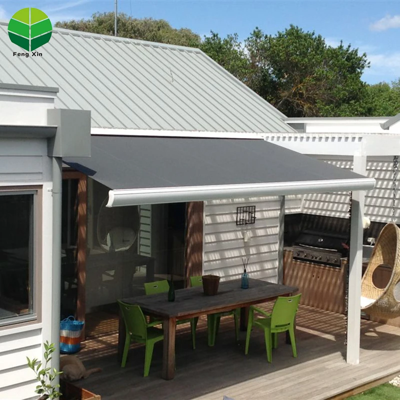 Fengxin 4x4 Restaurant Pergola Roof Waterproof Remote Control Awning Tent With Retractable