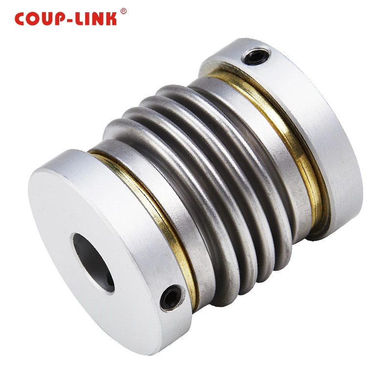 High Pressure Flexible Metal Bellows Coupling Aluminum Shaft Coupling Rigid Coupling Coupler Motor Connector UK LK6