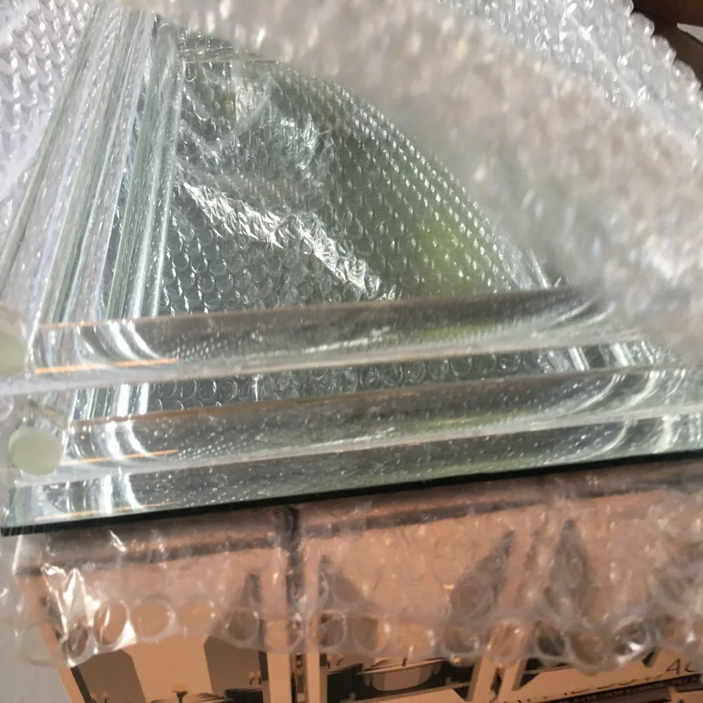 wholesale glass platter with mirror made in China