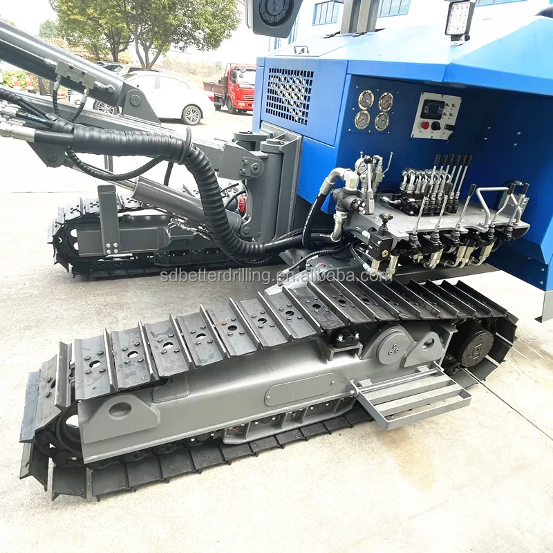 Solar piling machine hydraulic crawler pile driver screw pile driver