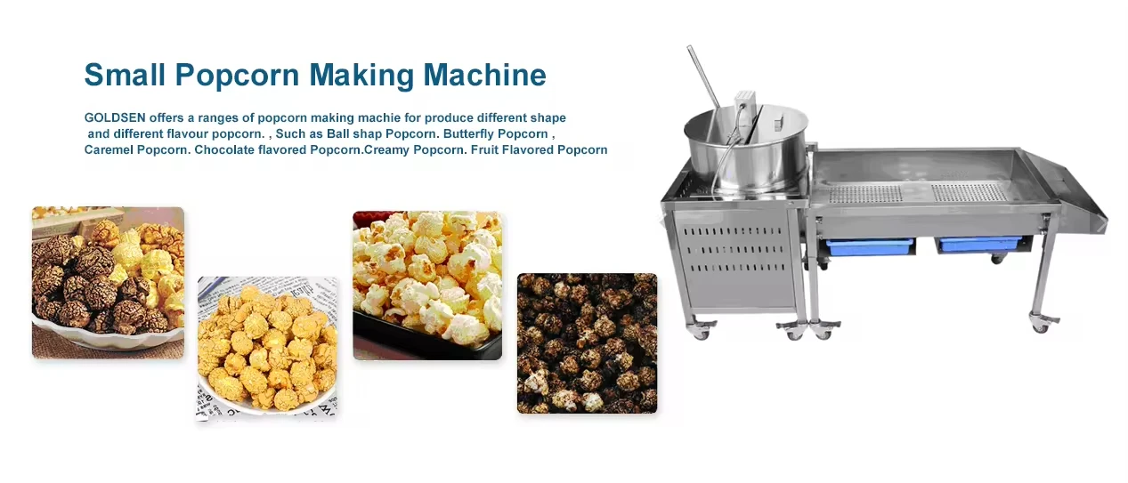 fully automatic big commercial gas electric caramel popcorn machine Commercial Popcorn Machine