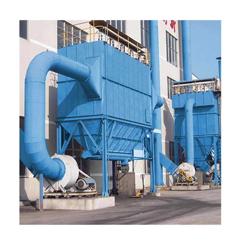 Bag filter dust collector for cement kiln