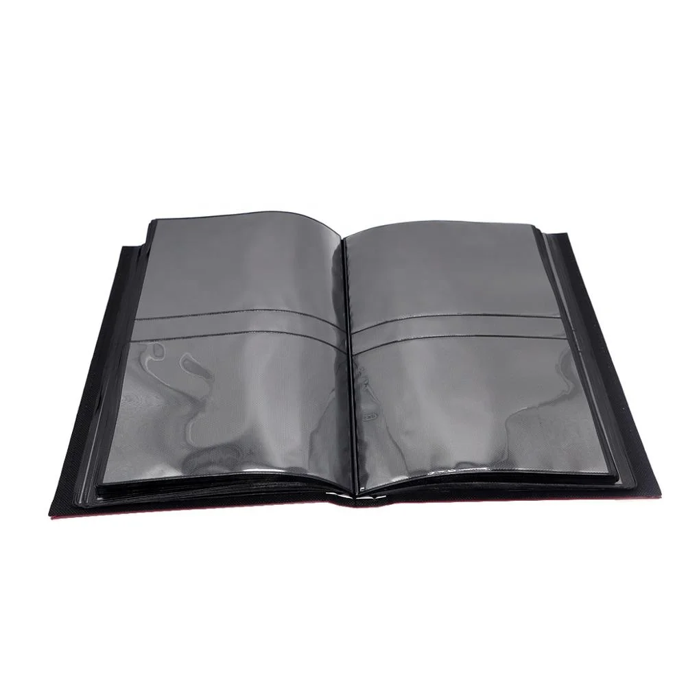 Лидер продаж, экологически чистый высококачественный индивидуальный прозрачный пластиковый ПВХ-альбом в твердой обложке