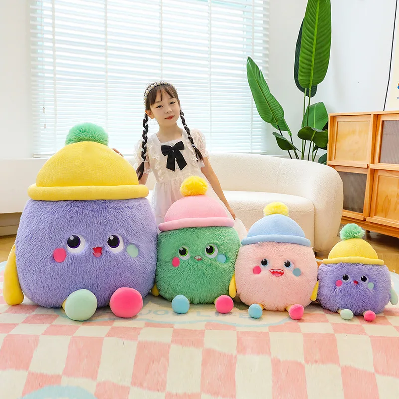 New Arrival Monster Plush Toys Cute Soothing Doll Kids Sleep Pillow Fluffy Monster Plush Toys