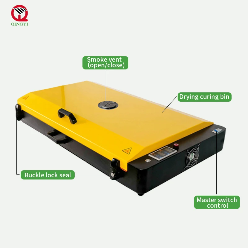 24in heat DTF Oven With Temperature Control Pro DTF Oven Curing Transfer Film DTF Sheet Heating Pads Device Drawer Model