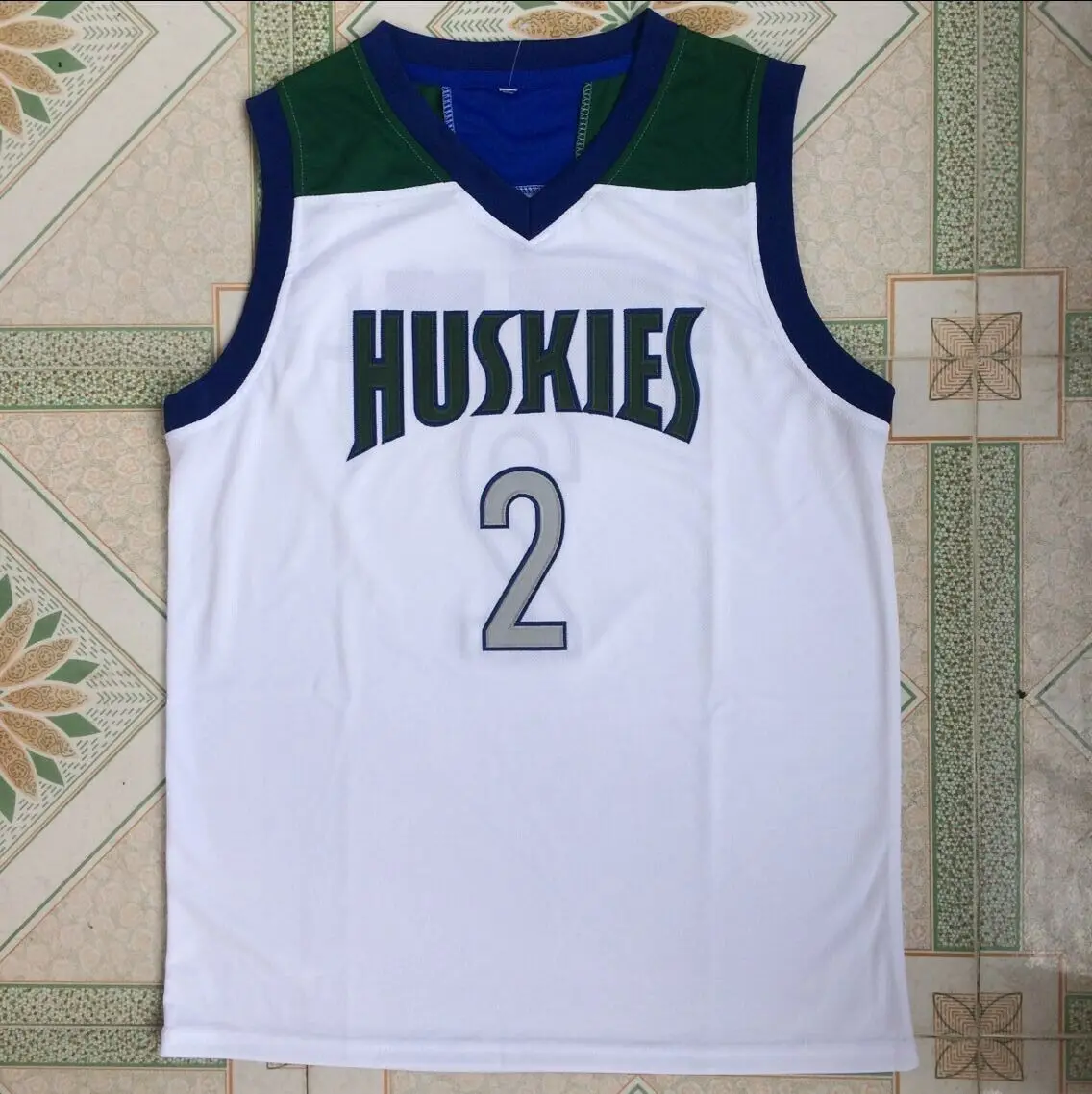 2 Numbers Chino Hills Huskies High School #1 Lamelo Ball Lonzo  Ball #2 Basketball Jerseys