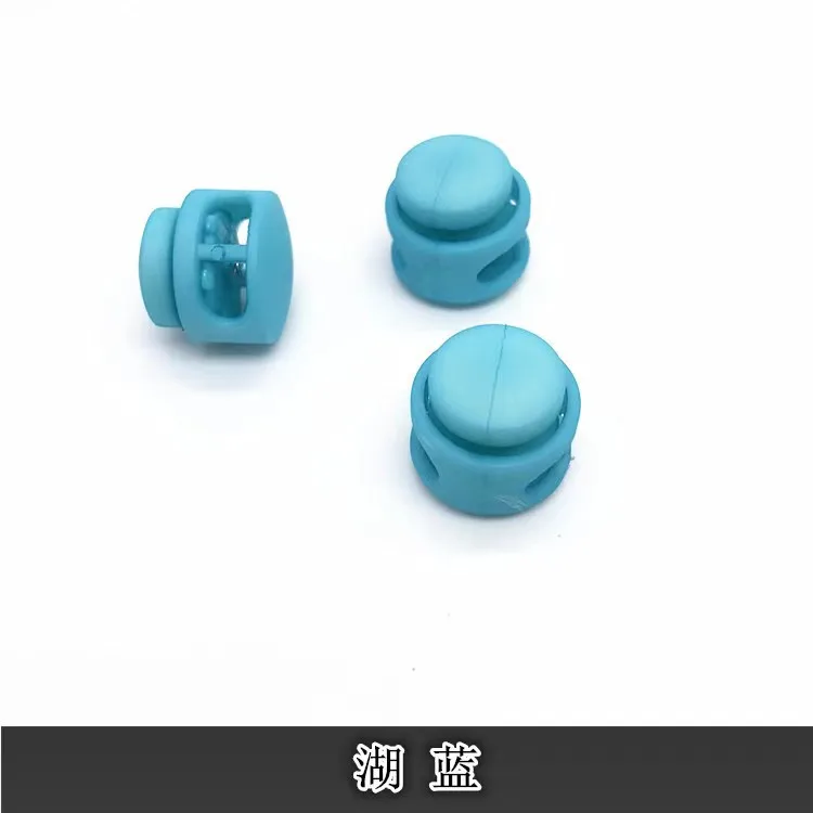 Button colored spring clock tightening buckle rope buckle lock elastic adjustment buckle