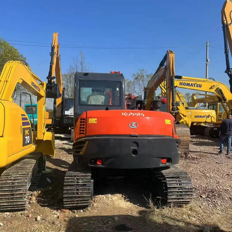 High Quality Used Kubota KX183-3 hydraulic crawler mini home excavators 8ton KX183 Second hand bucket diggers