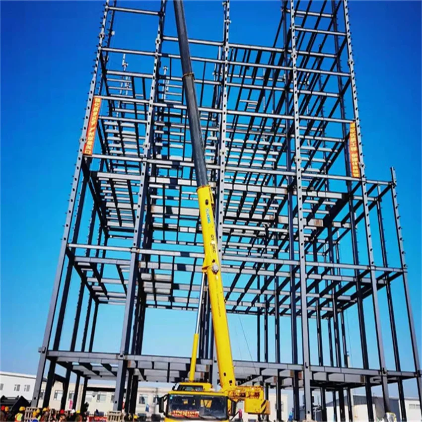 Q355/ASTM/UB стандартная высокопрочная недорогая Болтовая Соединительная сборная стальная конструкция тяжелой промышленности для поддержки оборудования